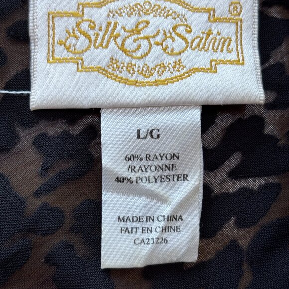 Black Babydoll Leopard Slip Dress - Picture 8 of 8